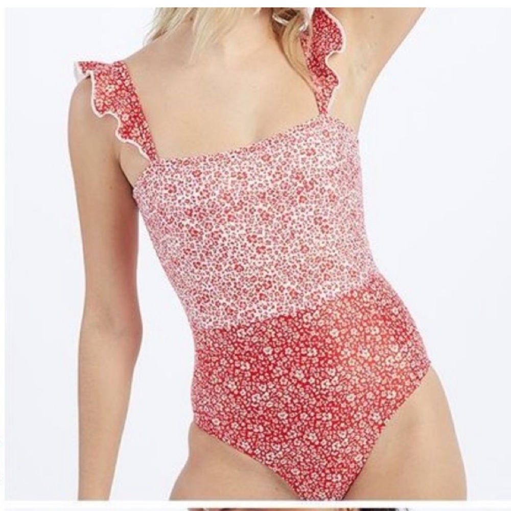 New summersalt the ruffle oasis one piece swimsuit